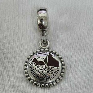 Pandora Machu Picchu Dangle Charm Pendant, S925 Silver Jewelry